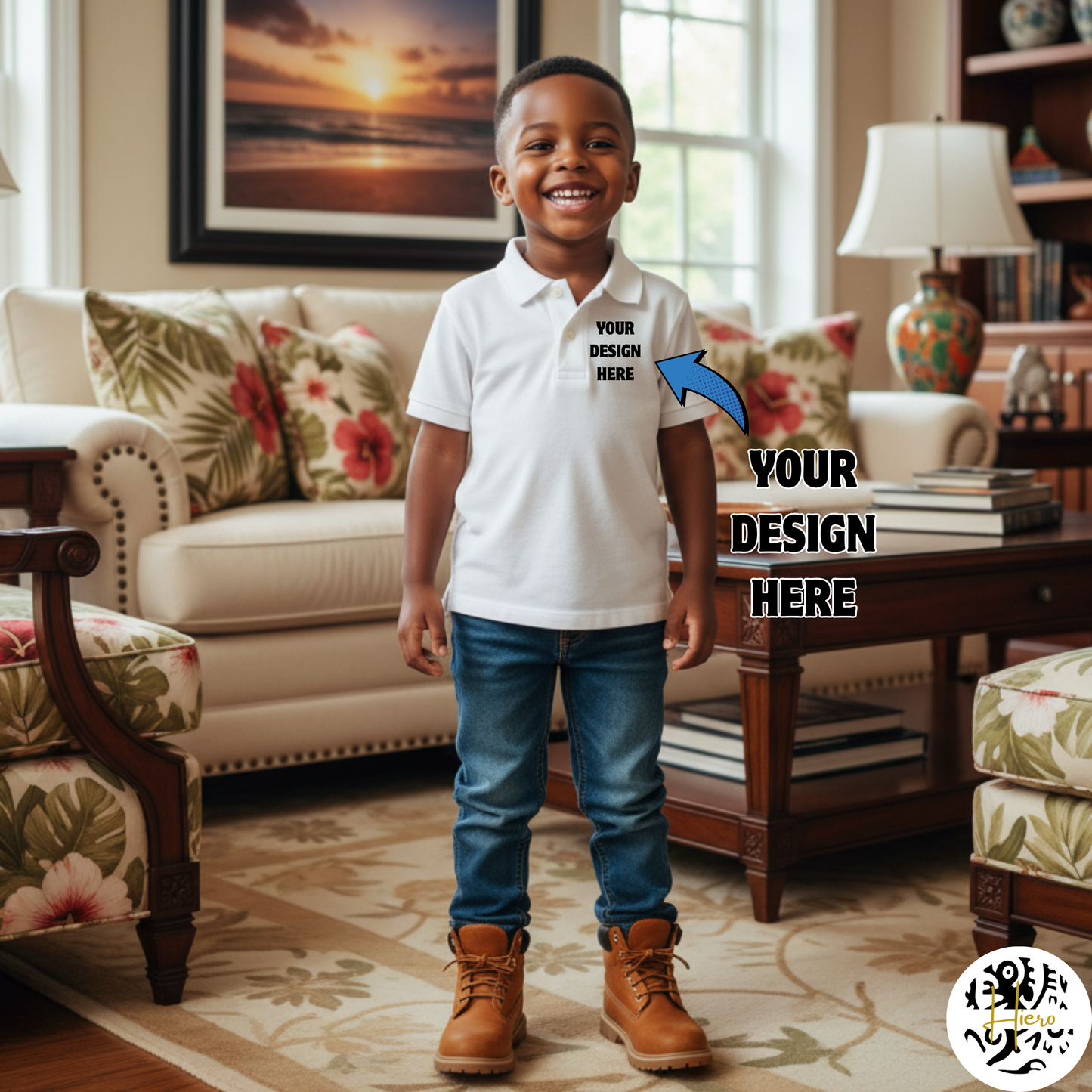 Custom Shirt - Pocket -sized - Polo Kid's size