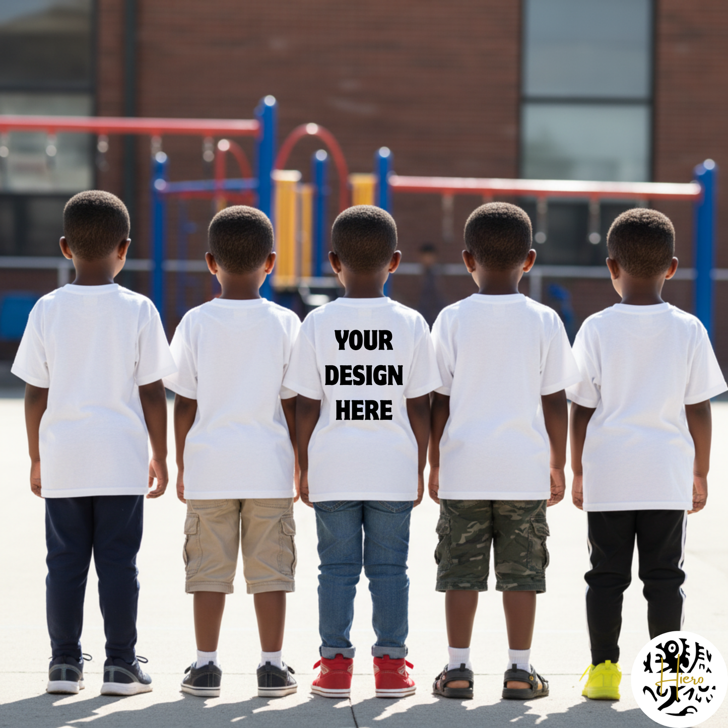 Custom Shirt - Back- Polo Kid's size