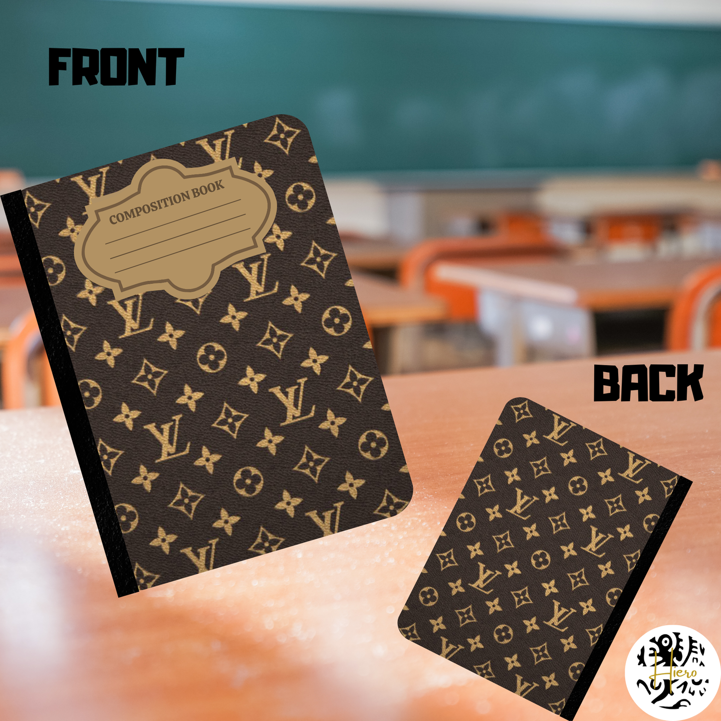 Composition Notebook - Brown Lvxury