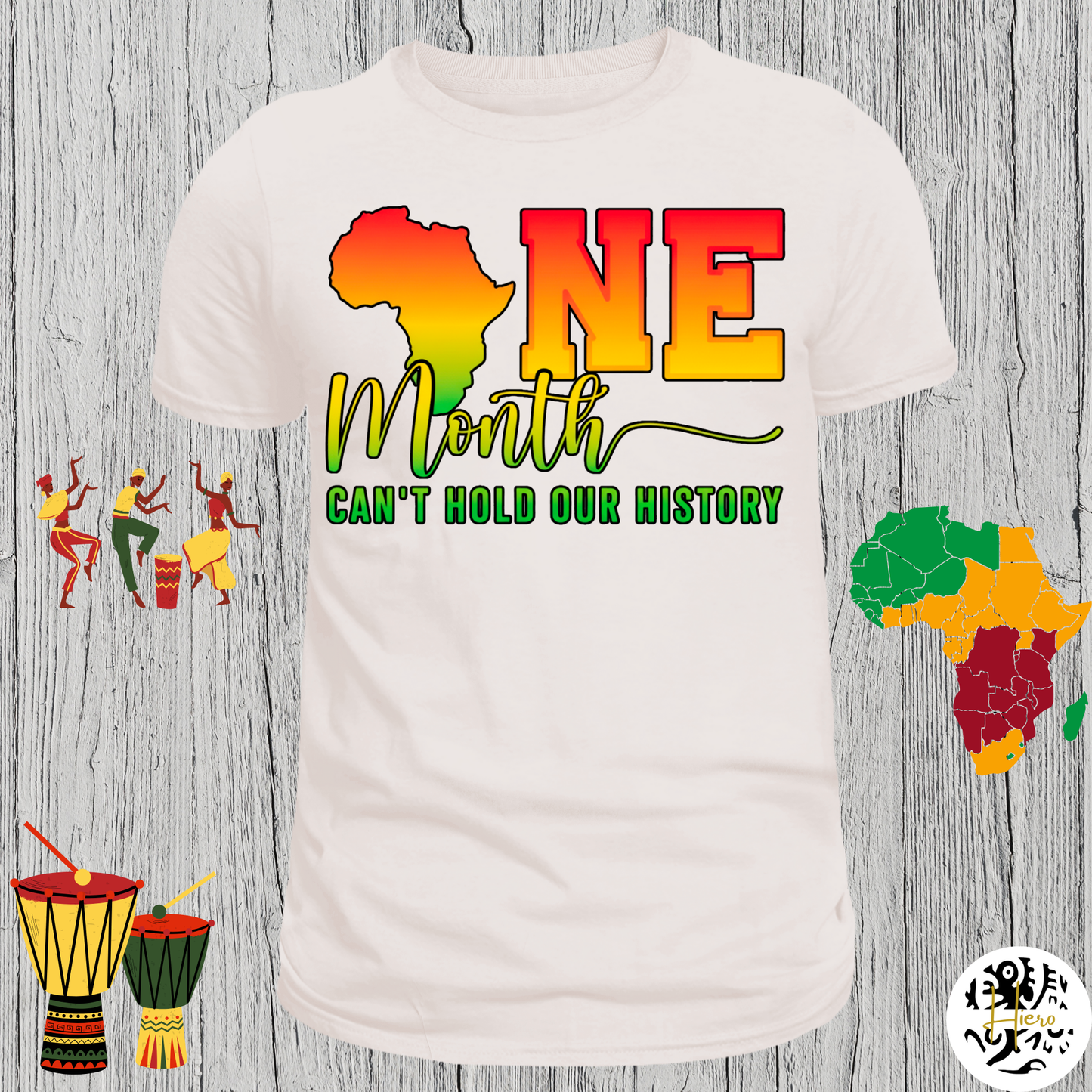 Black History Shirt - Adult Small - Large