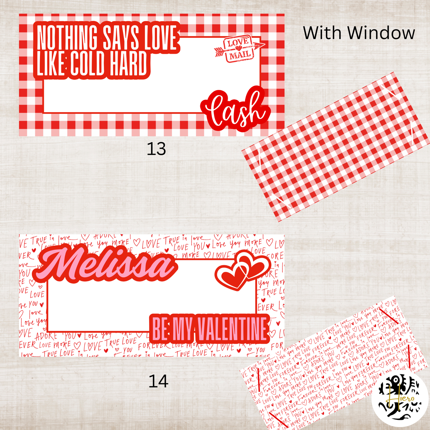 Valentine's Money Envelopes