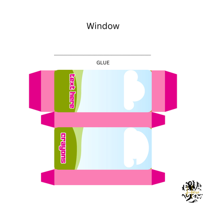 Party Favors - Crayon Box (Digital File)