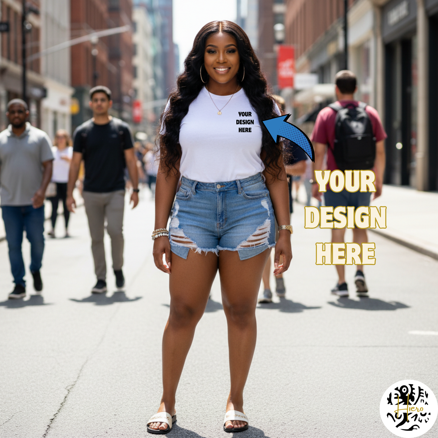 Custom Shirt - T-Shirt (Pocket- Sized)