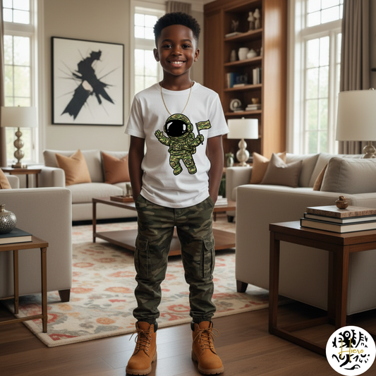 Everyday Signature T-Shirt - Camo Astronaut