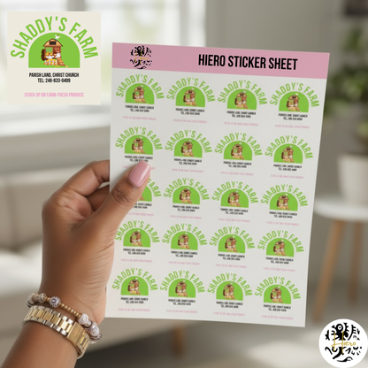 Labels - 8.5x11 inch Sheets