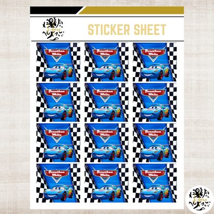 School Sticker Sheet - 8.5x11 inch