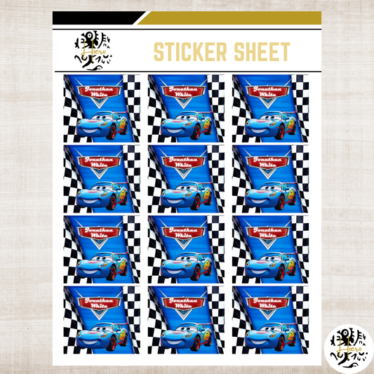 School Sticker Sheet - 8.5x11 inch