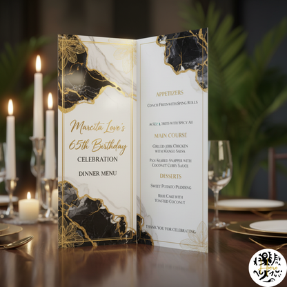 Menu Cards - Folded