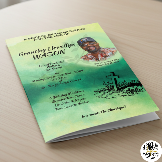 Funeral Booklet - Design only