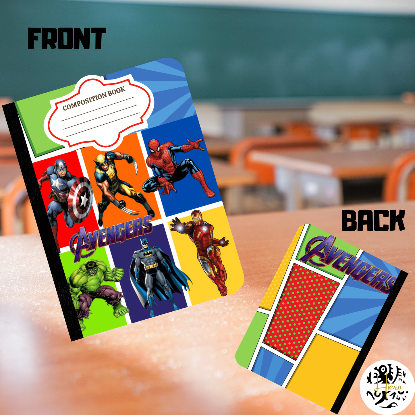 Composition Notebook - Super Heroes