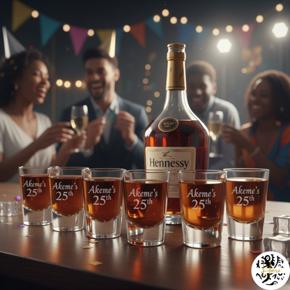 Glassware - Shot Glasses - Etched