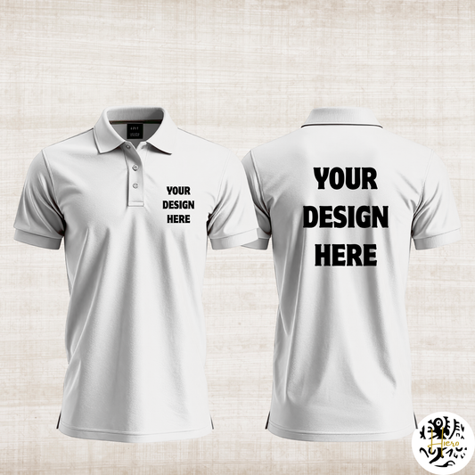 Custom Shirt - Polo Shirt (Pocket-sized & Back) Sm-Lg