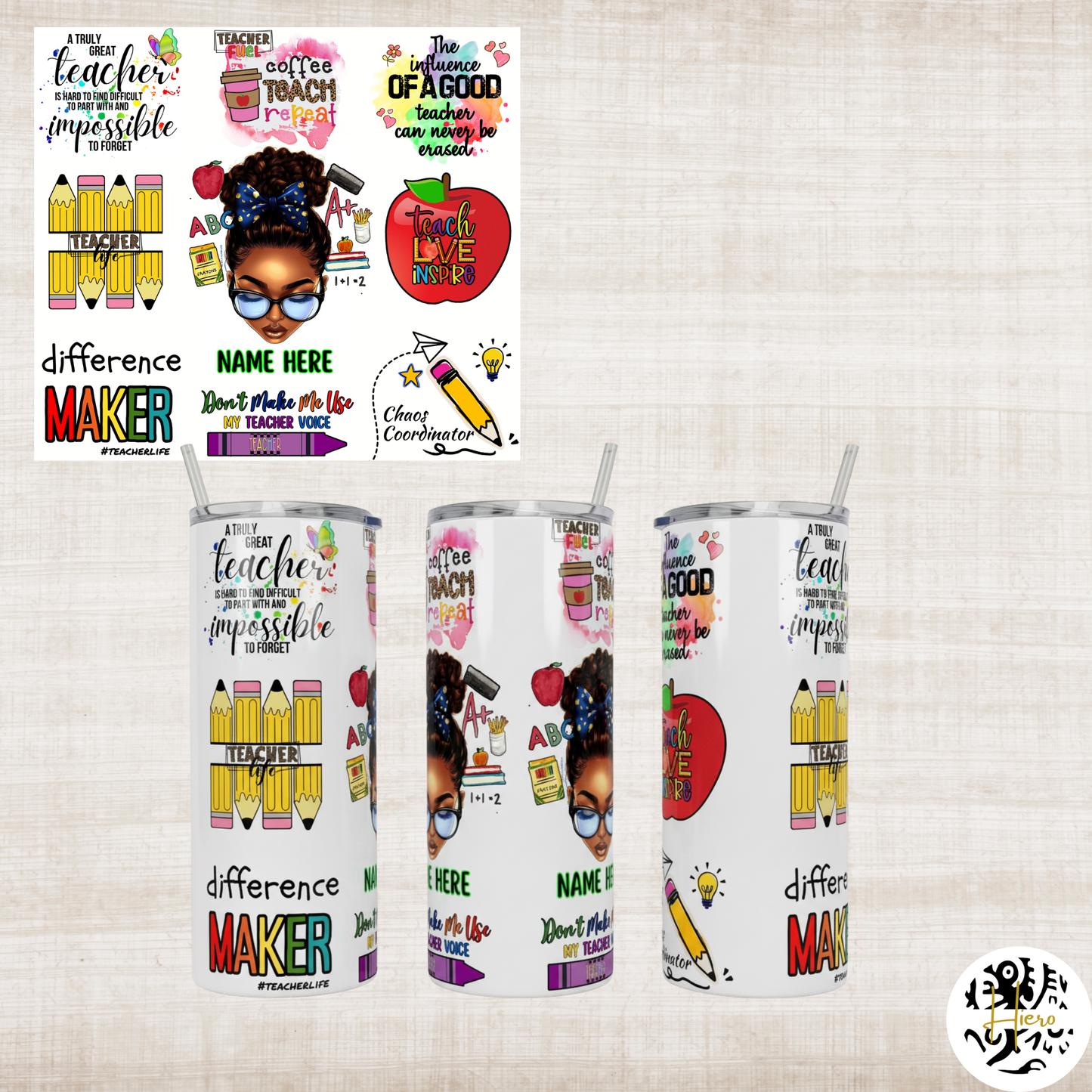 Custom Sublimation Transfers - 8.5 x 11 inch