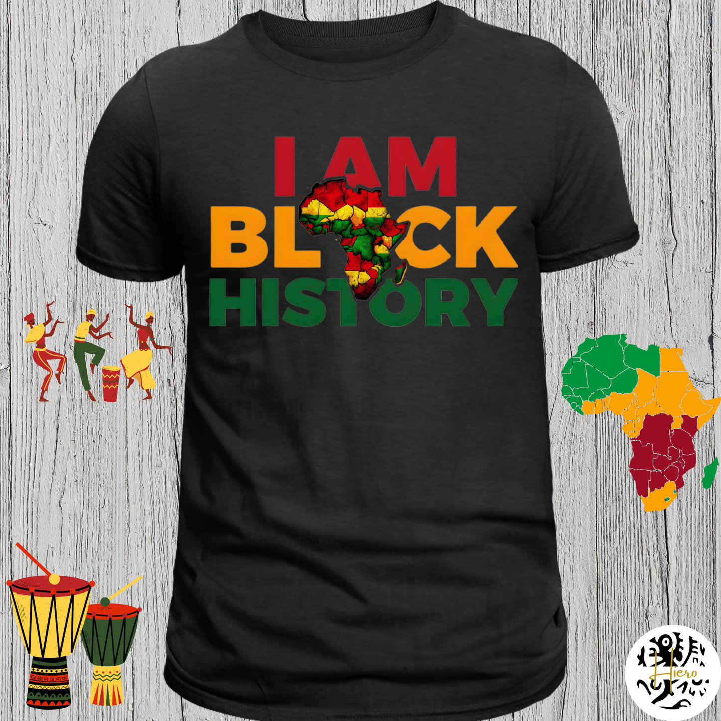 Black History Shirt - Adult Small - Large