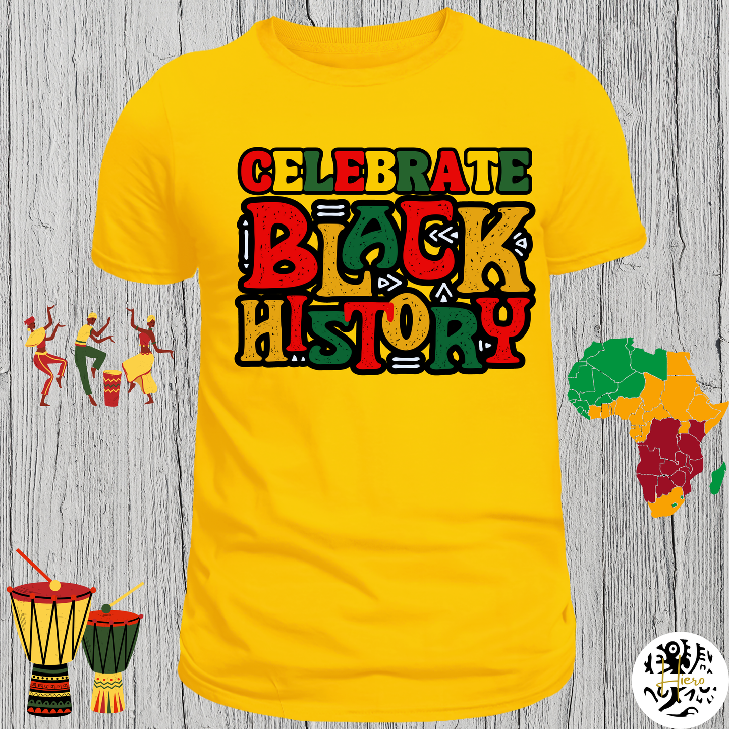Black History Shirt - Adult Small - Large