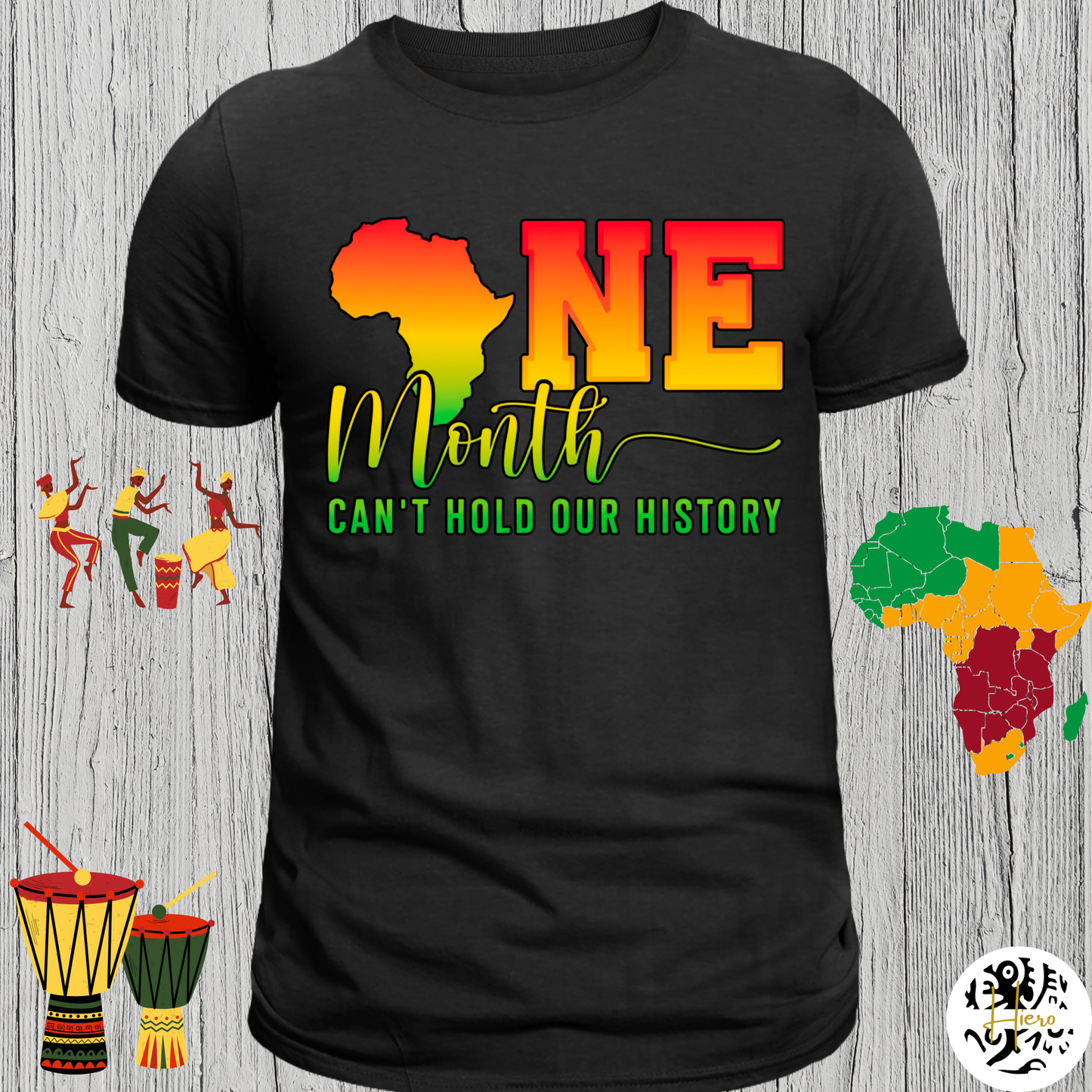 Black History Shirt - Adult Small - Large