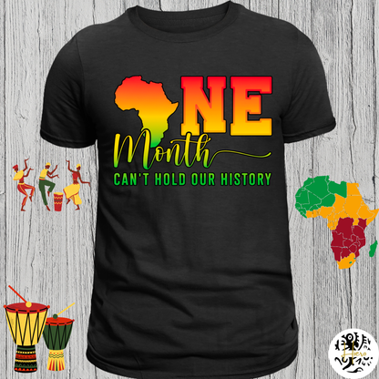 Black History Shirt - Adult Small - Large