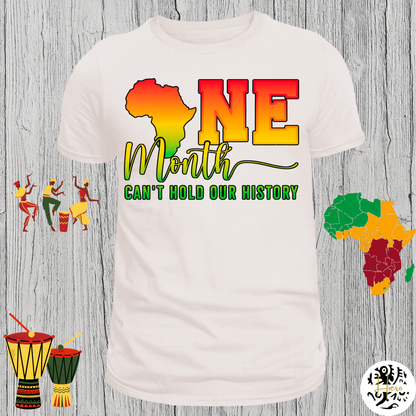 Black History Shirt - Adult Small - Large