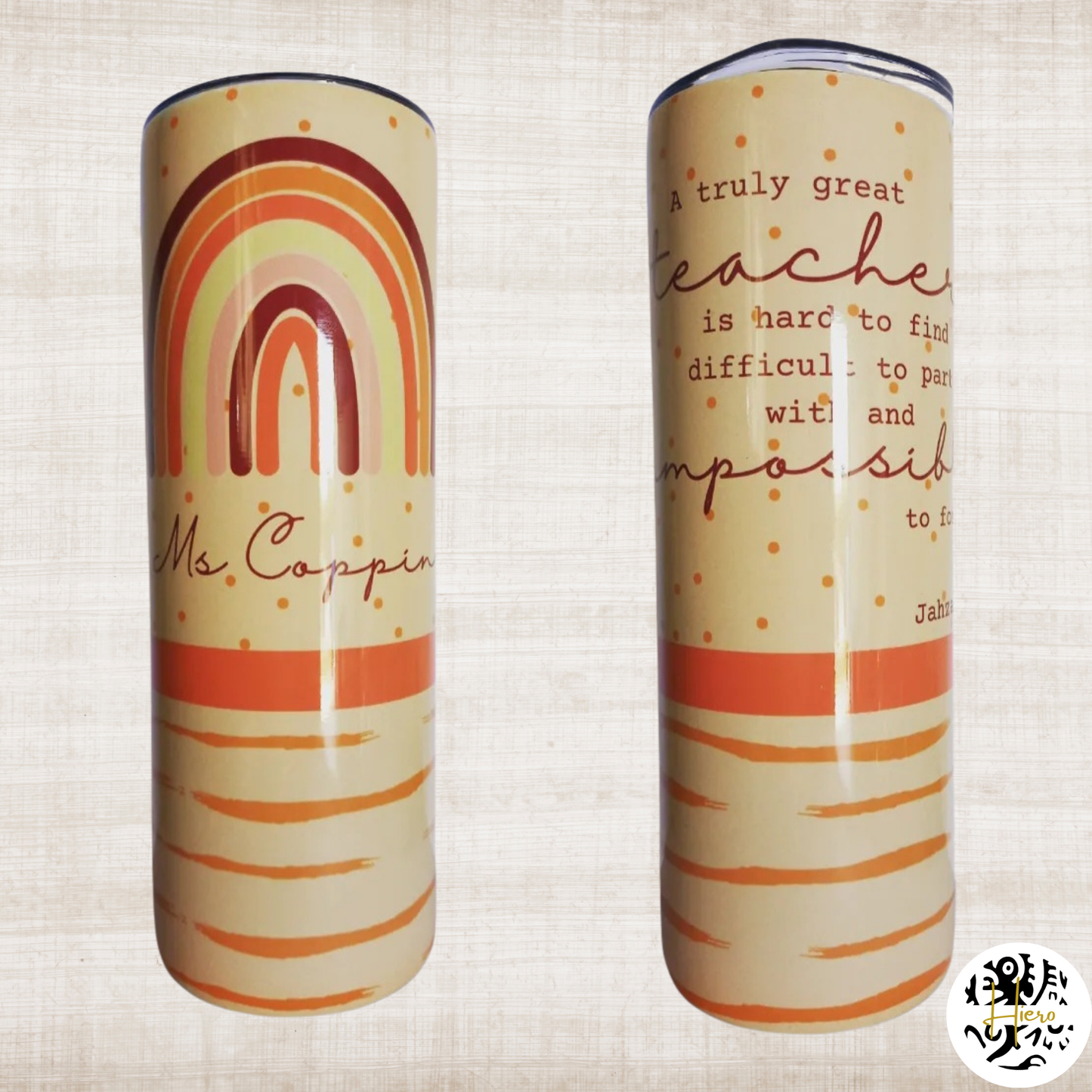 20 oz Customized Tumbler - Straight