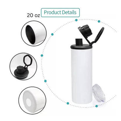 20 oz Customized Tumbler - Sports Cap