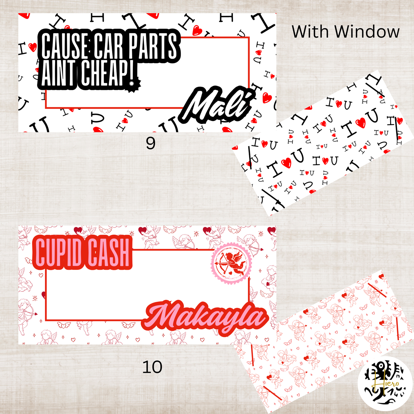 Valentine's Money Envelopes