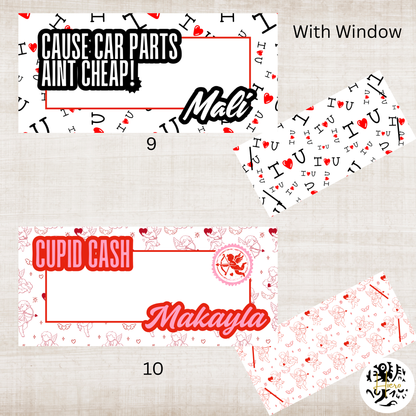 Valentine's Money Envelopes