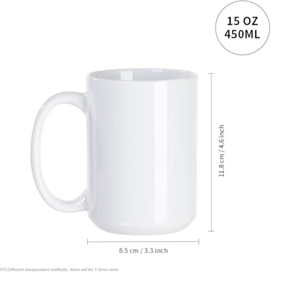 15 oz Customized Ceramic Mug