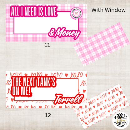 Valentine's Money Envelopes