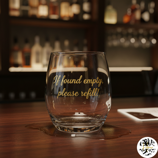 Glassware - Stemless Wine Glass