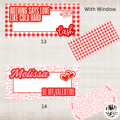 Valentine's Money Envelopes